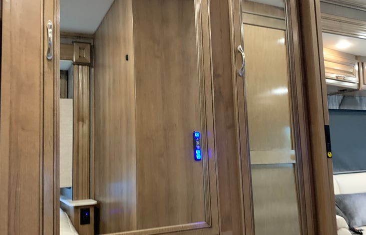 closets behind mirrors