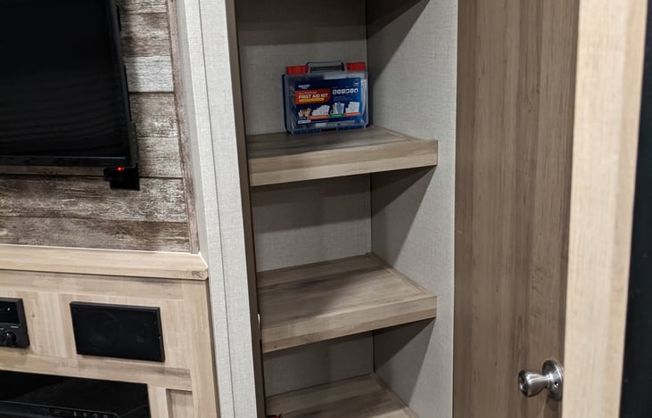 Closet with First Aide Kit