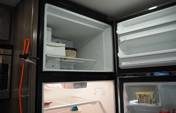 spacious freezer