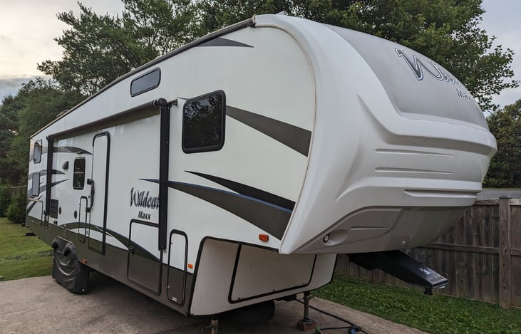 Our rig! Home away from home! Length is 31'