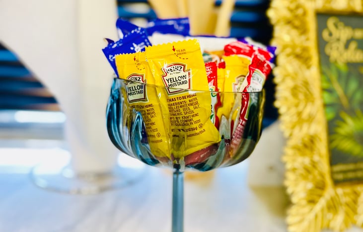 Condiments Provided for all the grilling favorites!