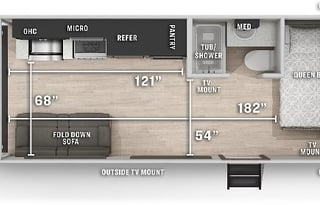 2022 Forest River RV Cherokee Grey Wolf 18RR