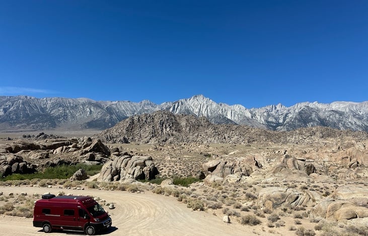 Lone Pine, CA, at the base of Mount Whitney