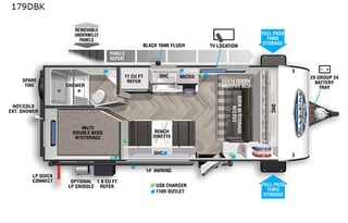 Ditch The Tent! 2021 Salem family bunkhouse.
