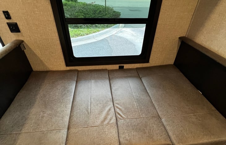 Dinette in folded down position.