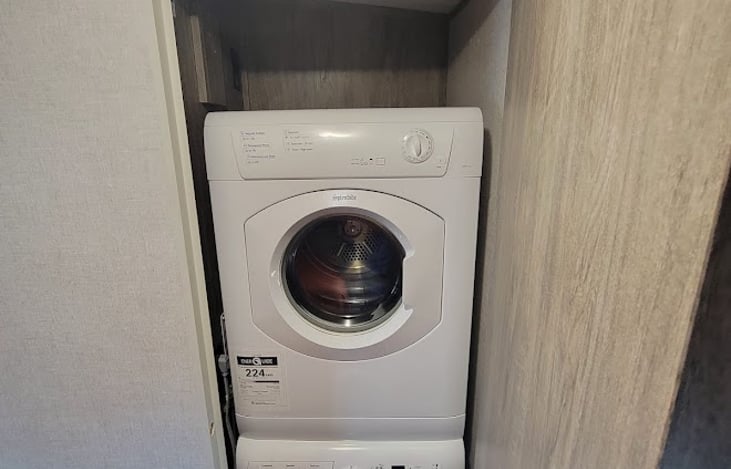 Washer & Dryer in Main Bedroom