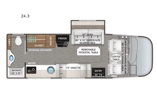 2023 Thor Motor Coach - Axis 24.3 Bunk
