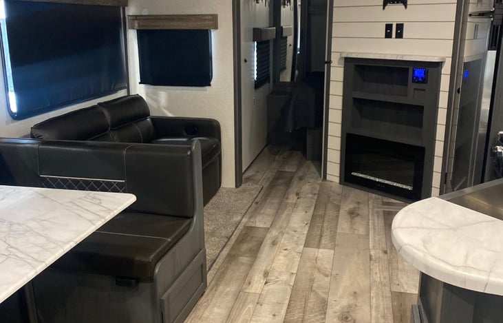 Since this photo was taken we have added two mounted TV's, one in the master bedroom and one in the living area