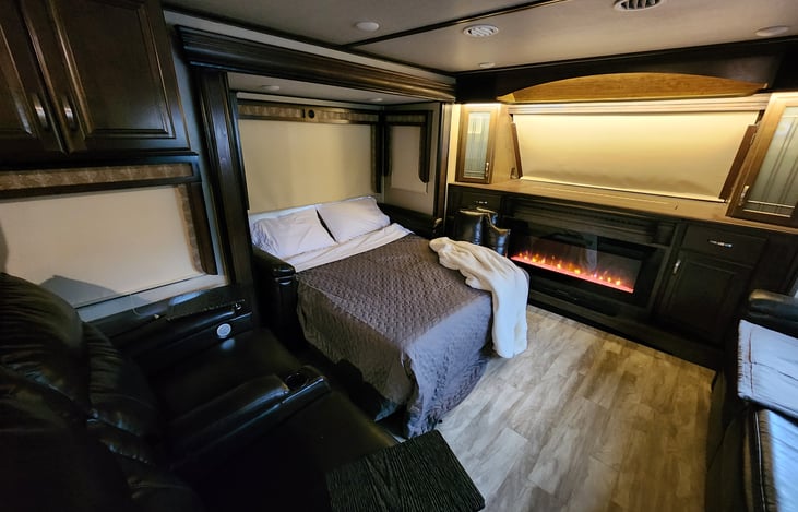 Sleeper Sofa converts into bed.