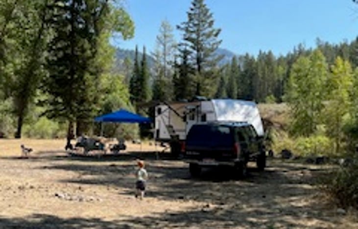 Indian Creek campground dry camping.
