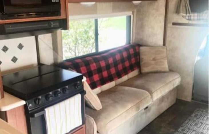 Couch that turns into a bed.