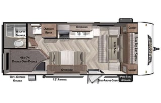 2021 Forest River RV Wildwood X-Lite 19DBXL