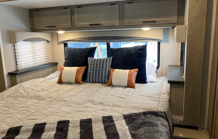 Primary bedroom with a King size bed.