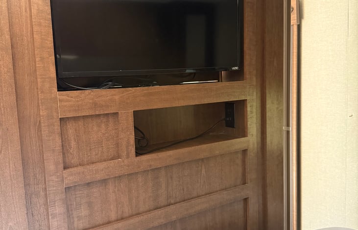 TV in Master Bedroom - TV swivels around to common area