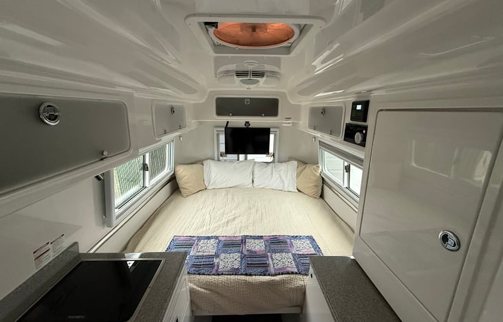 Cabin is tall at 6 feet, 6 inches. Walk tall and proud!