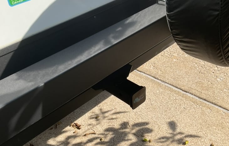 Camper 2" hitch receiver.