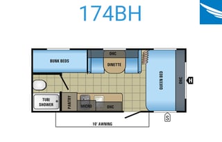 2013 Jayco Flight SXT 174BH