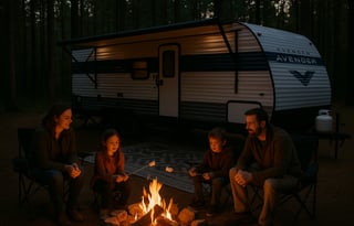 Family-Friendly 28' Avenger – Sleeps 8, Bunk Beds