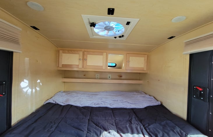 Stoarge
This is a picture of the inside storage where you and your partner can fit everything one would need for a trip.