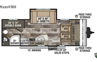 2021 Venture RV Sonic SN220VBH
