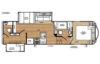 2018 Forest River RV Sandpiper HT 3350BH
