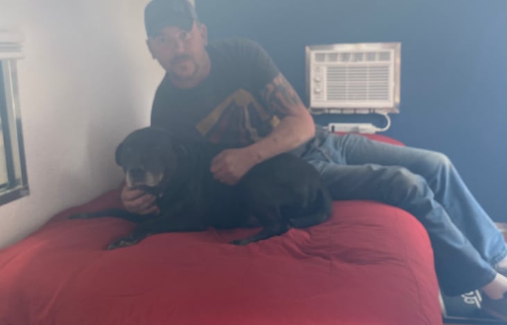 6' 4" adult can sleep in camper!