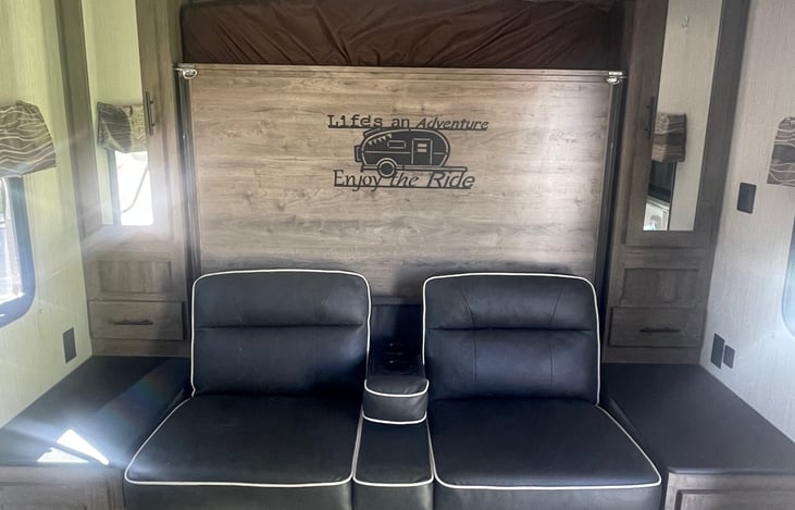 Couch area/ Murphy bed