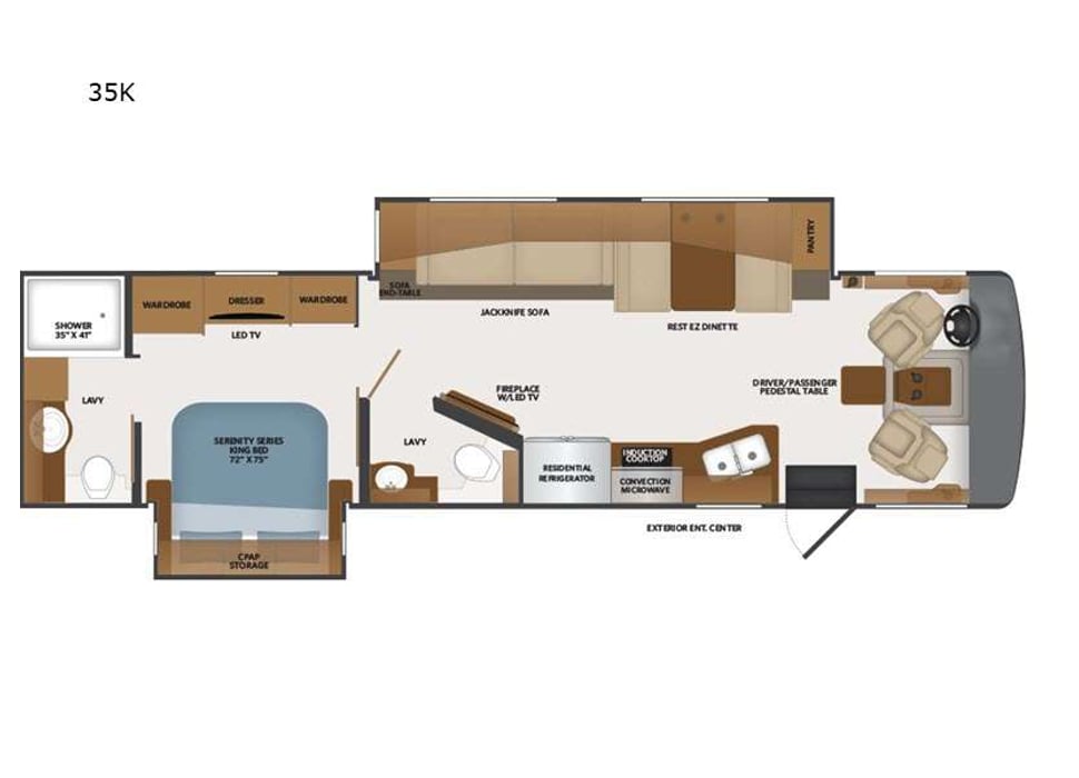 Class A Motor Home rentals in Tavares