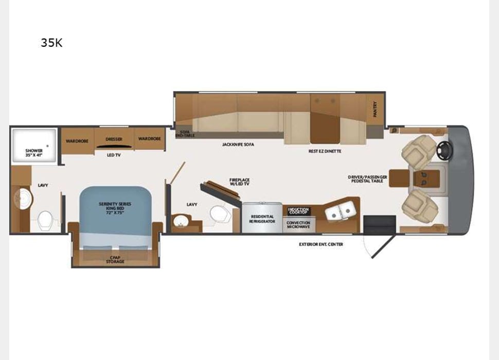 Class A Motor Home rentals in Tavares