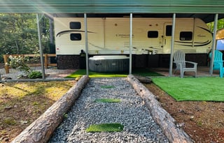 River Wolf Retreat (Stationary Camper)