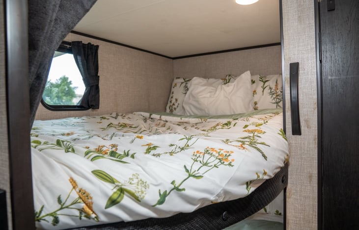 Every bed is luxuriously made with freshly laundered and sanitized bedding and pillows.