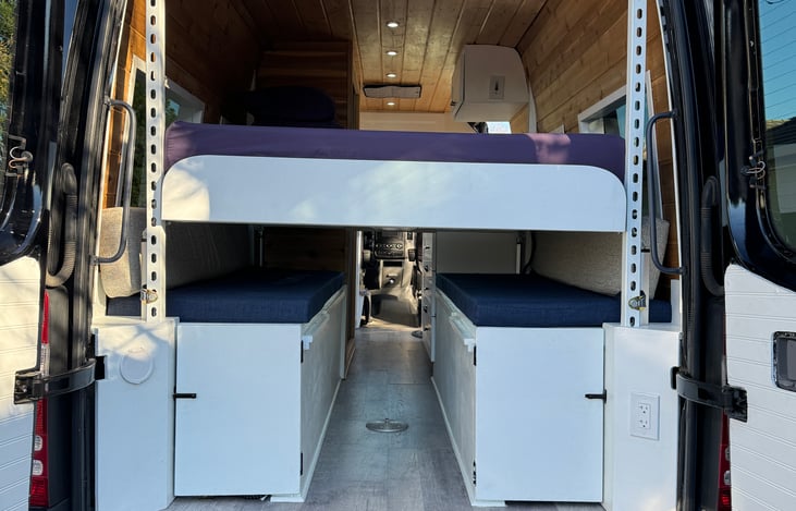 Rear view #2 (with the bunk bed lowered all the way down)