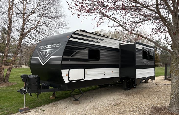 Sleek design with sharp colors, you will have the nicest looking camper in the campground.
