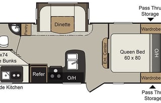 2017 Keystone RV Passport 2400BH Grand Touring