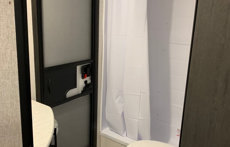 Second entrance into the bathroom