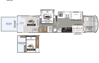 2022 Thor Outlaw 38KB toy hauler