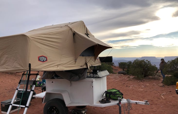 Tepui's UV resistant fabric blocks the sun's rays