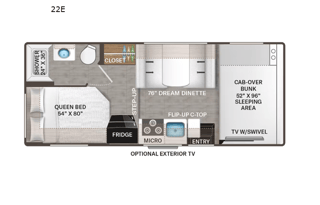 NEW Fuel Efficient Motorhome Sleeps 6