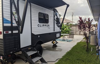 Cozy camper with the comforts of home
