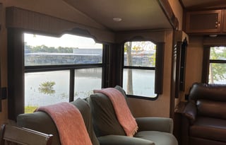 Spacious, stocked, delivered. King w/ pullout sofa