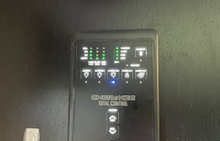 Easy to use control panel at your fingertips.