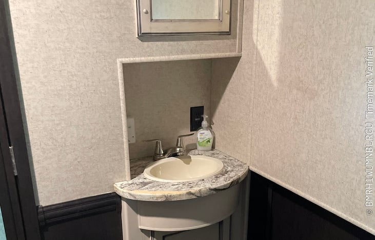 Garage sink.