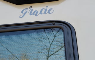 Gracie is a 2020 Winnebago Intent 30R
