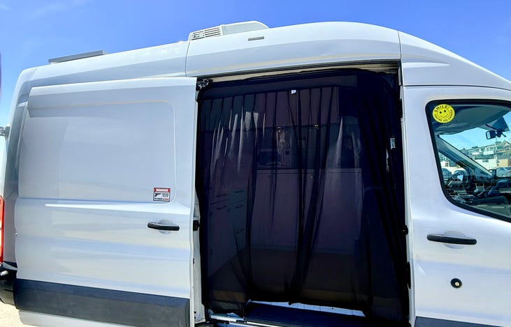 Bug screens on both the side sliding door and rear doors help keep insects out while allowing fresh air to flow through, so you can stay comfortable and ventilated without the bugs.