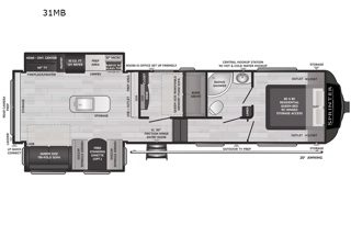 Pet Friendly Local Delivery 2 Bedroom Fifth Wheel