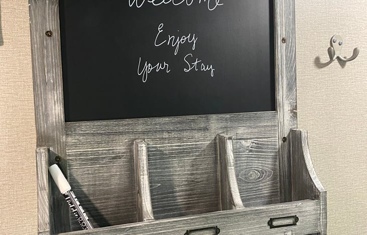 Write down your plans for the week.