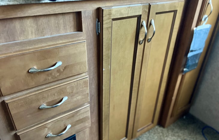 Storage in master bedroom