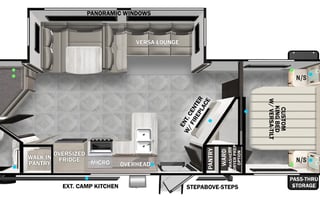 Family and pet friendly camper with King-size bed!