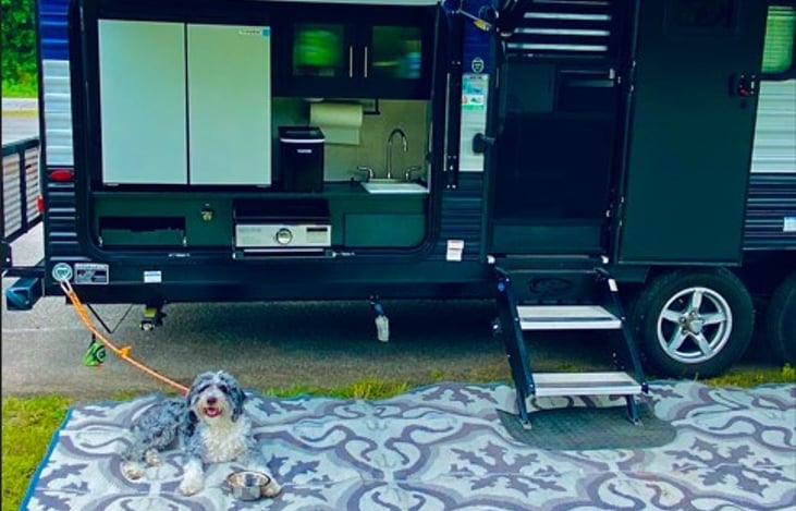 Dog Leash Hook! Furry friend not included!