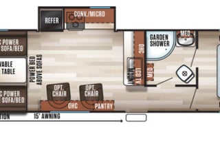 2019 Forest River RV Cherokee Wolf Pack 23PACK15